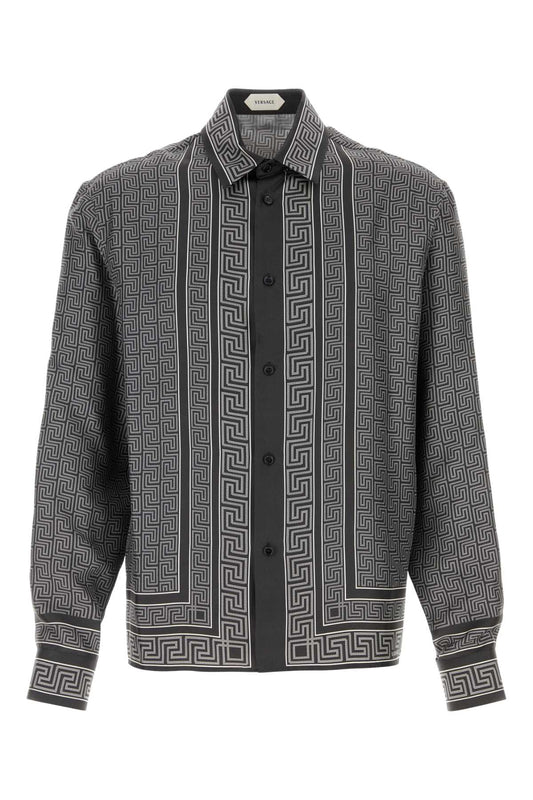 INFORMALSHIRTSILKTWILLPRINTGRECADOTS SHIRTS