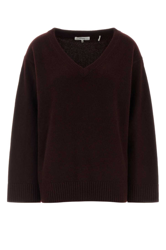 THE CASHMERE RELAXED V SWEATER KNITWEARS