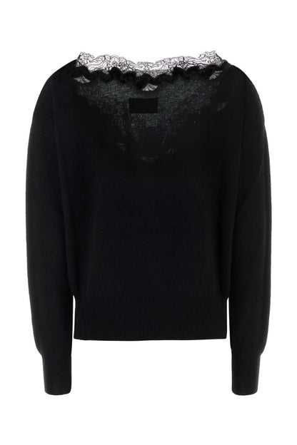 MAGLIA SCOLLO V MANICA LUNGA KNITWEARS
