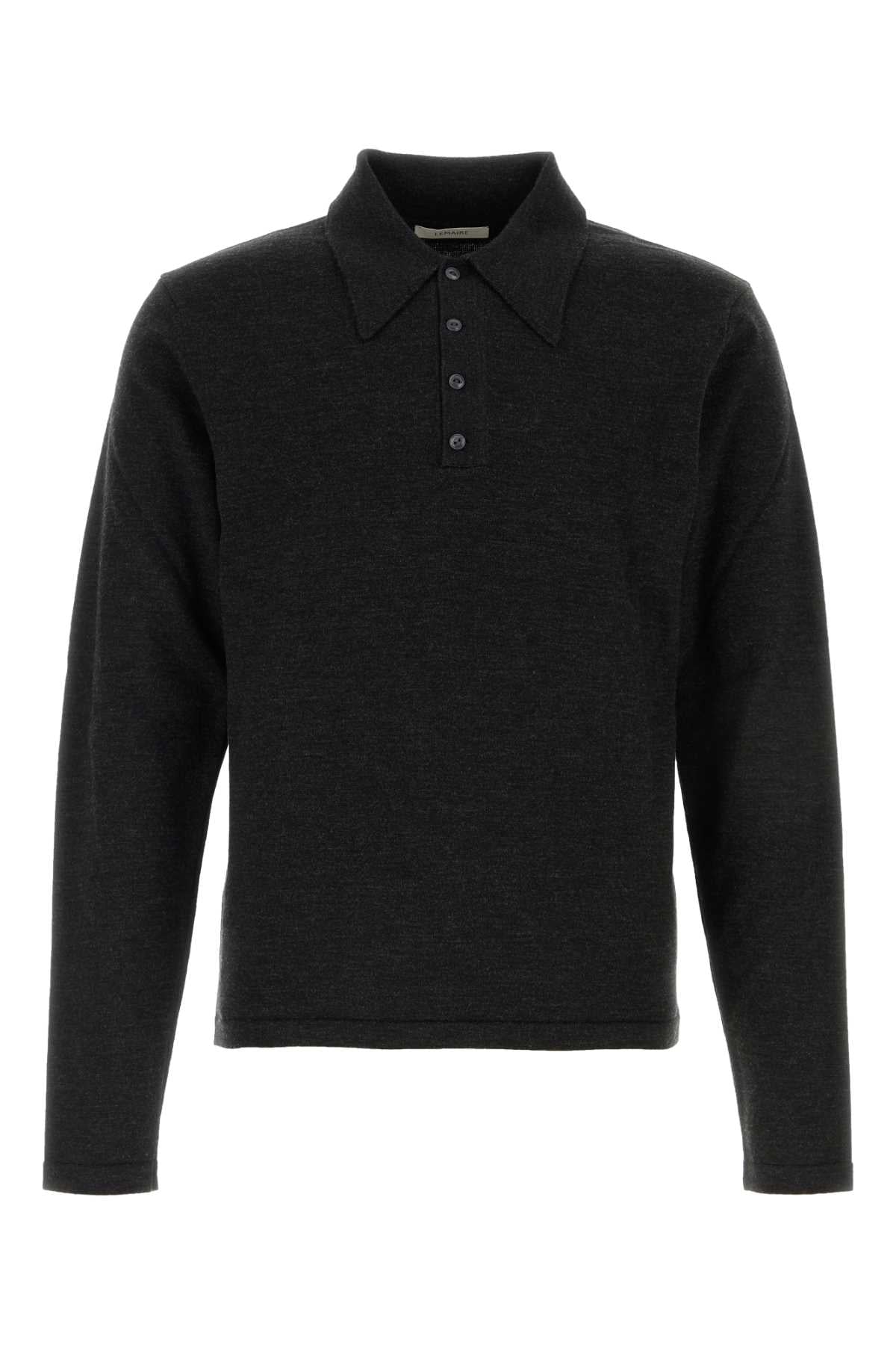 LS KNITTED POLO TOP POLO