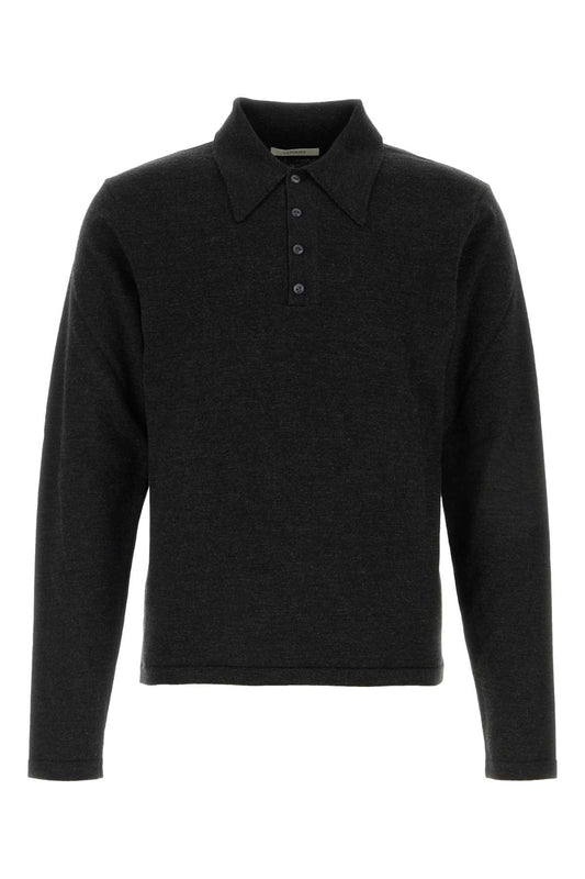 LS KNITTED POLO TOP POLO