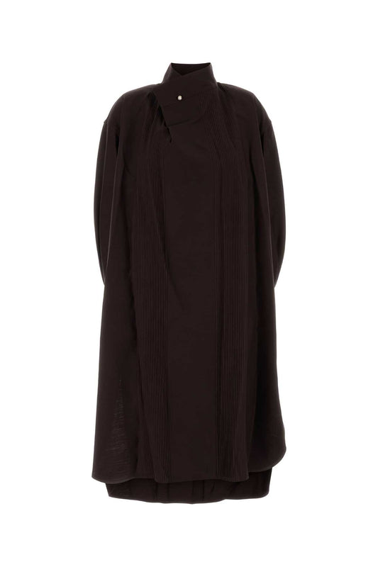 DR468-PINTUCK SHIRT DRESS DRESSES