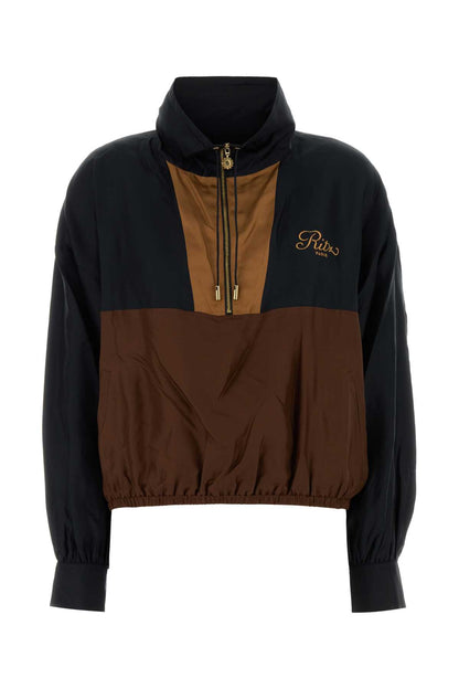 THE RITZ SILK HALF ZIP JACKET KNITWEARS