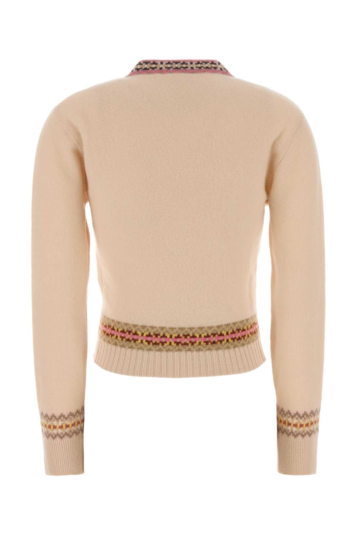 APRES SKI FAIR ISLE V NECK CROPPED JUMPER SWEATSHIRTS