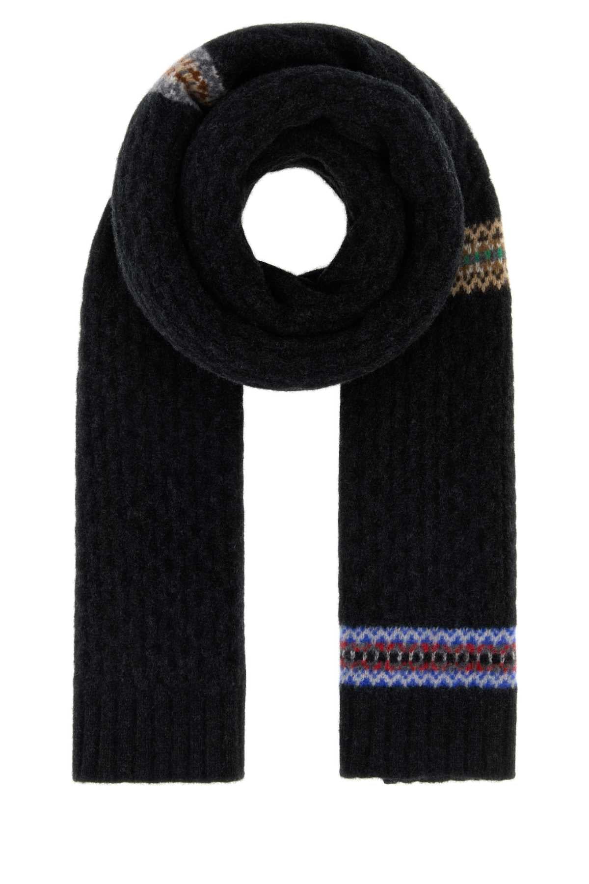 APRES SKI FAIR ISLE CABLE SCARF SCARFS AND FOULARDS