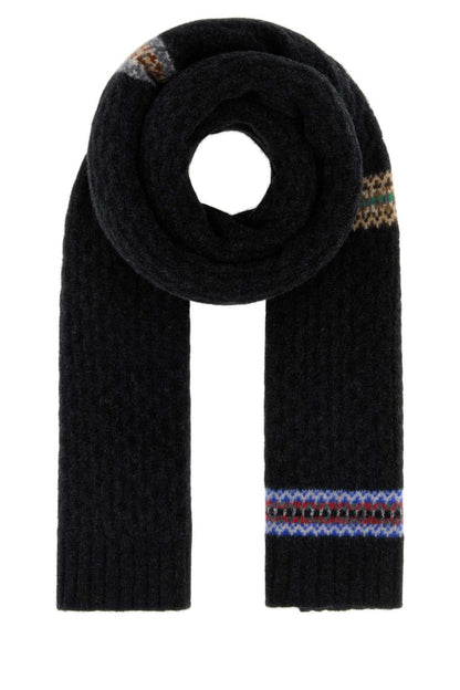 APRES SKI FAIR ISLE CABLE SCARF SCARFS AND FOULARDS