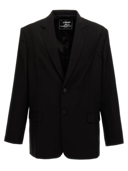 'Pinched Logo' blazer Blazer