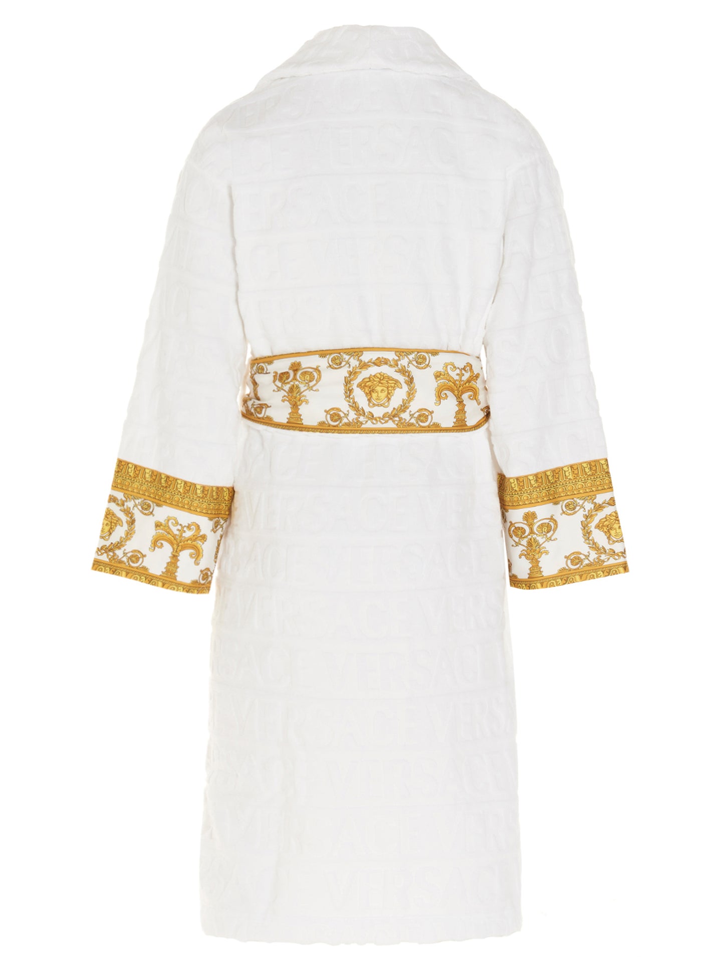 Embossed logo bathrobe Towels