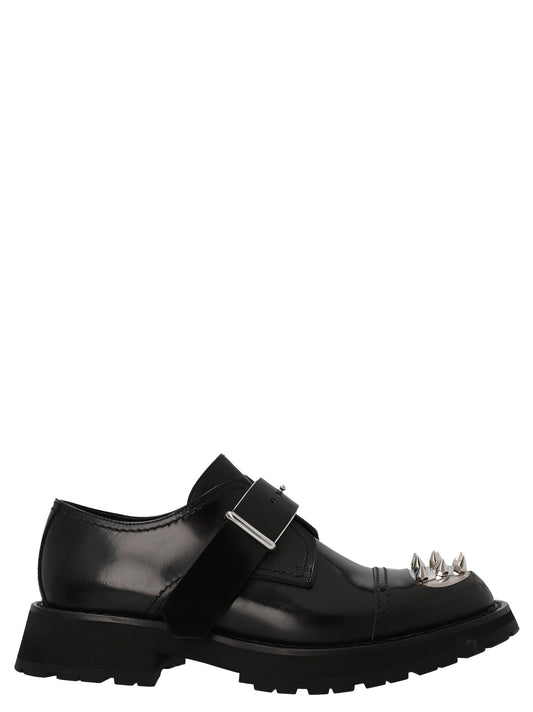 Studded derby shoes Flat shoes
