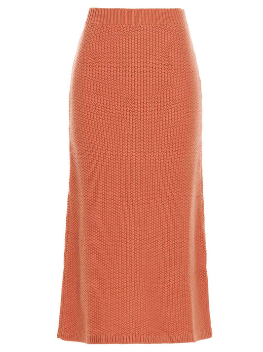 Knit long skirt Skirts