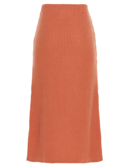 Knit long skirt Skirts