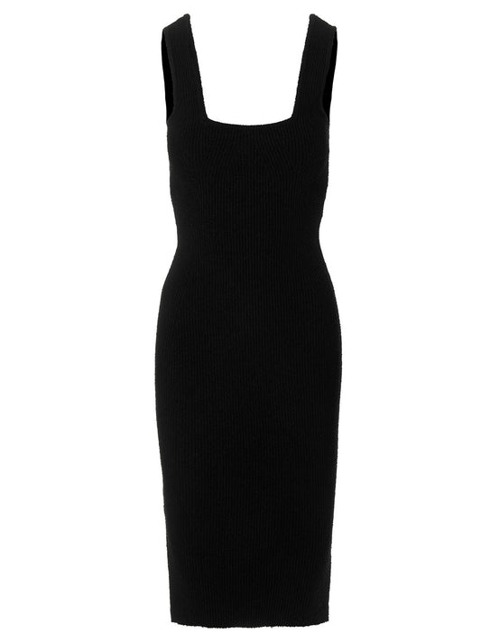 Knit midi dress Dresses