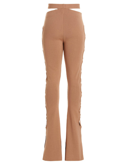 Cut out pants with lacing Pants