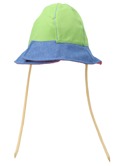 Multicolor denim bucket hat Hats
