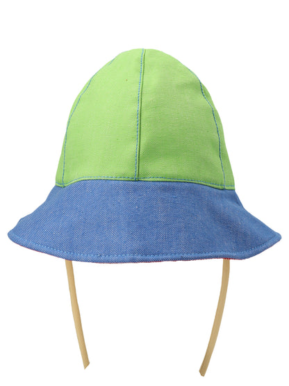 Multicolor denim bucket hat Hats