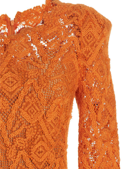Macramé lace dress Dresses