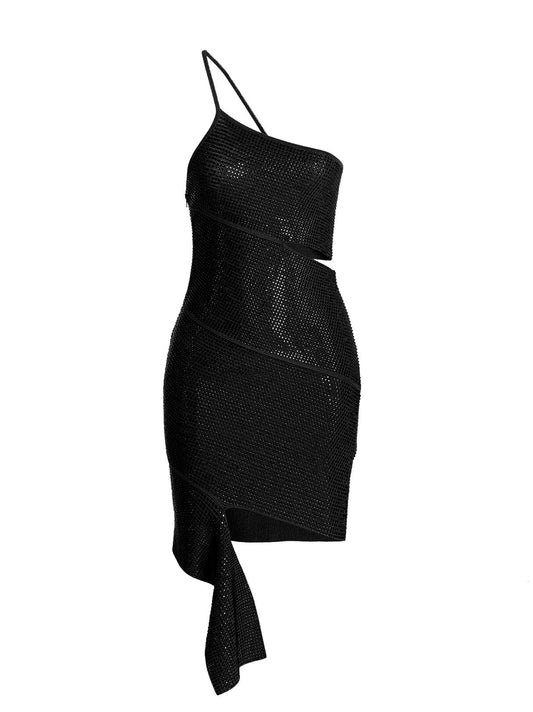 Sequin one shoulder dress Dresses