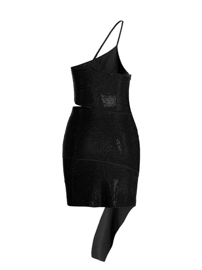 Sequin one shoulder dress Dresses