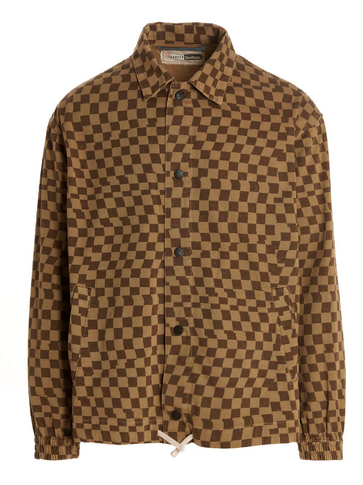 Check print overshirt Shirt, blouse