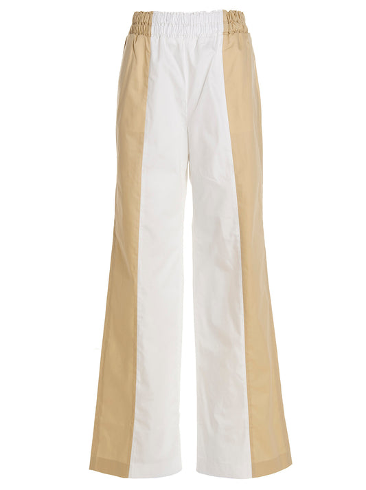 Loose leg two-color pants Pants