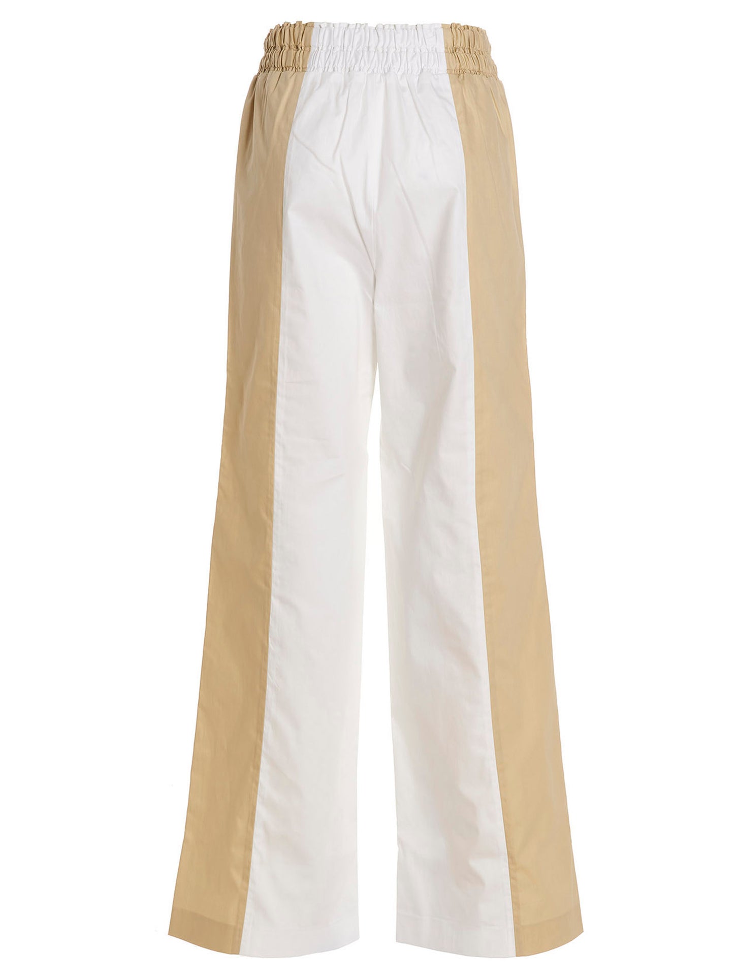 Loose leg two-color pants Pants
