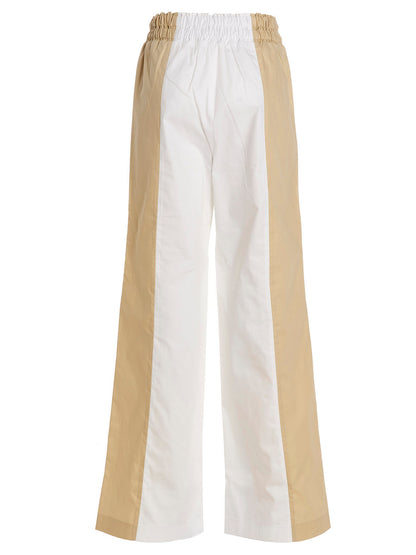 Loose leg two-color pants Pants