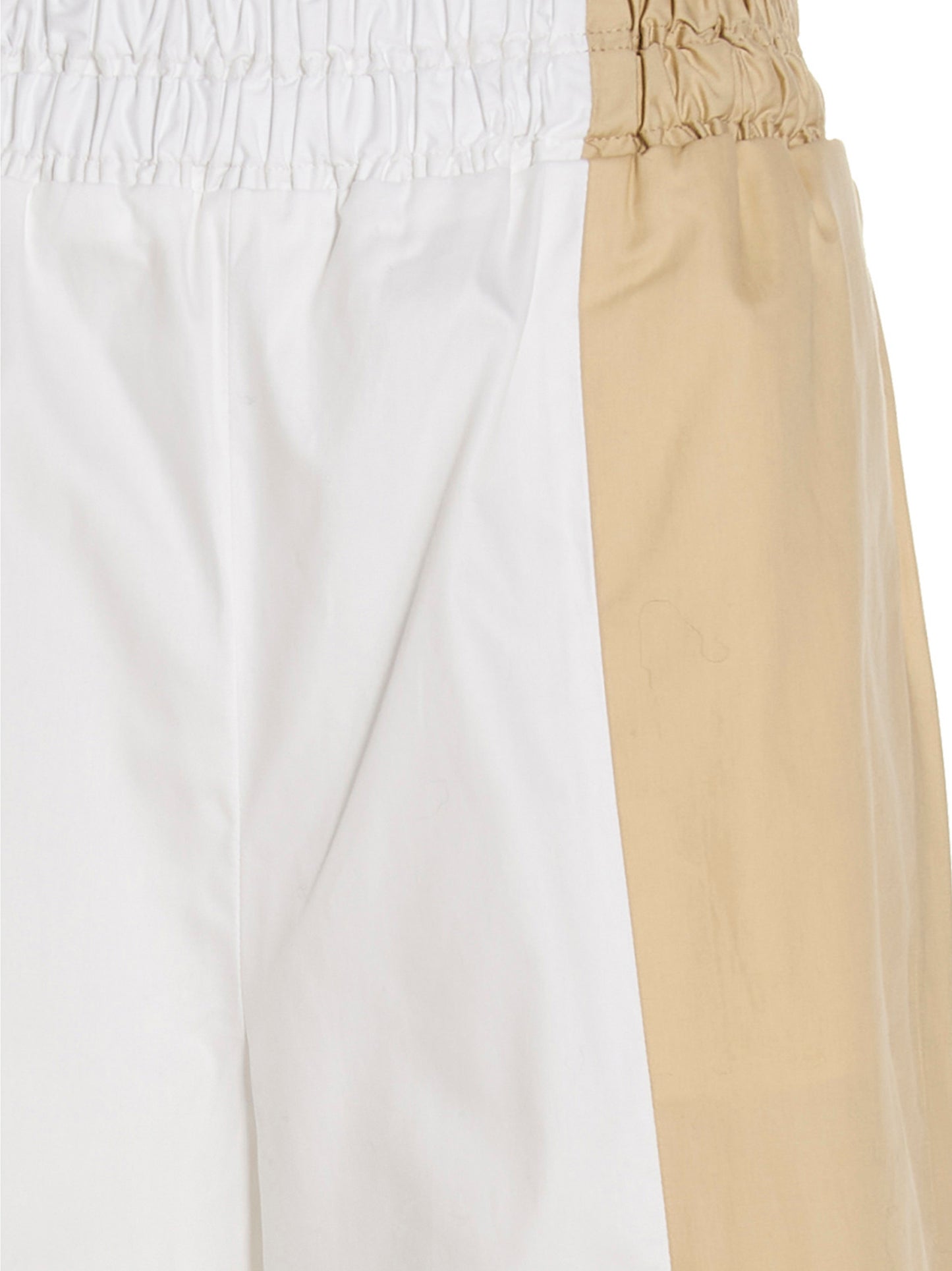 Loose leg two-color pants Pants
