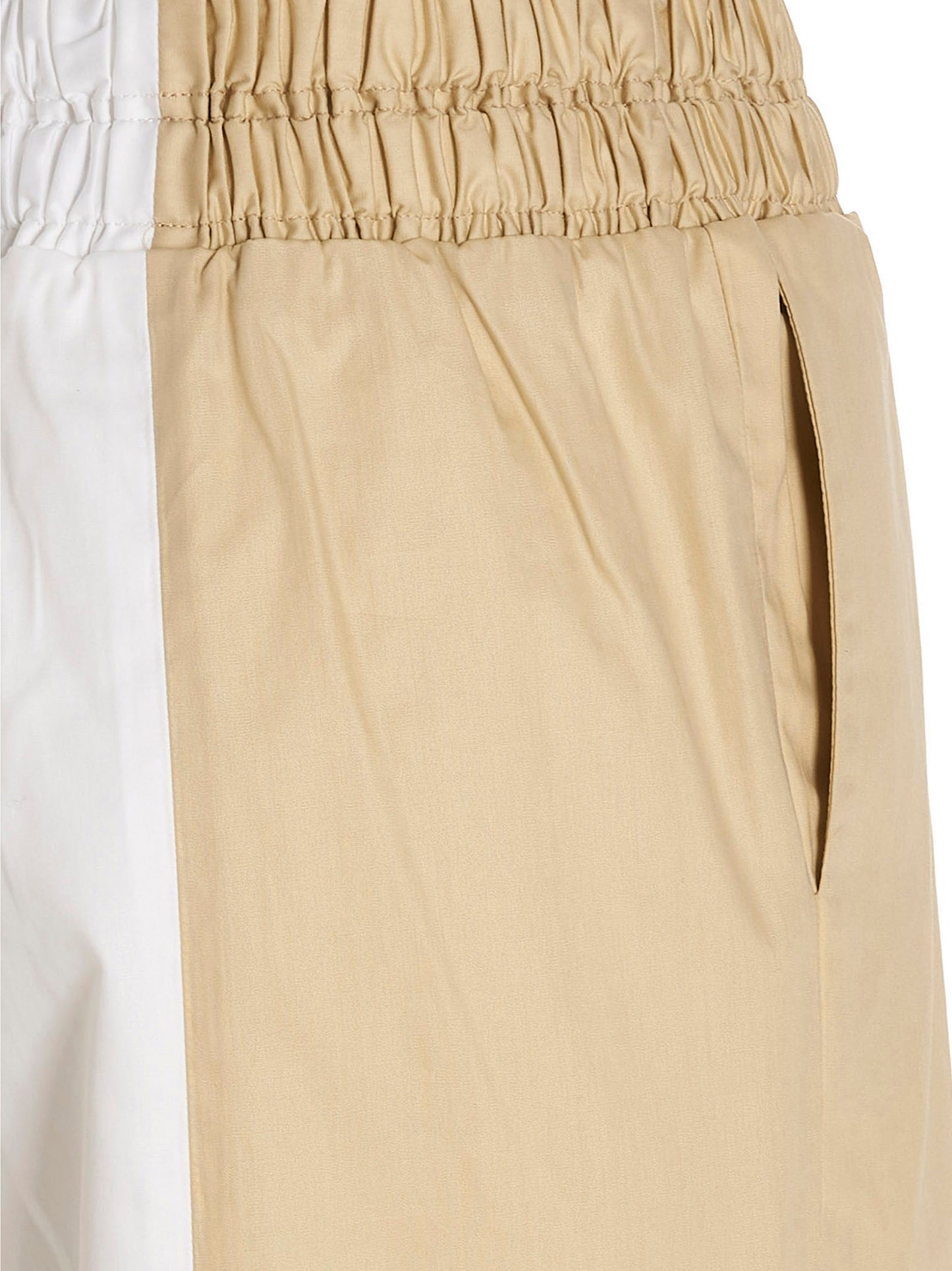 Loose leg two-color pants Pants
