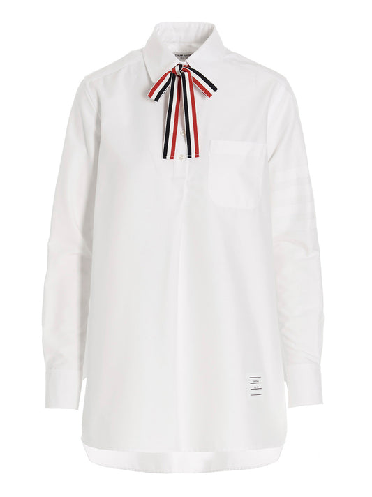 Logo pussy bow blouse Shirt, blouse