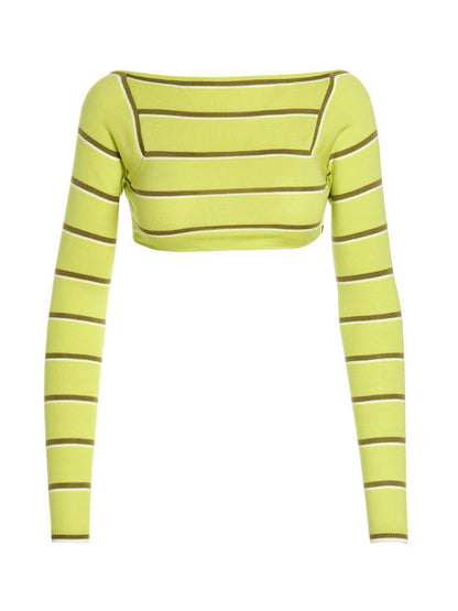 Cut-out cropped sweater Sweater, cardigans