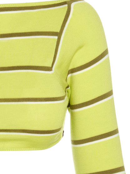 Cut-out cropped sweater Sweater, cardigans