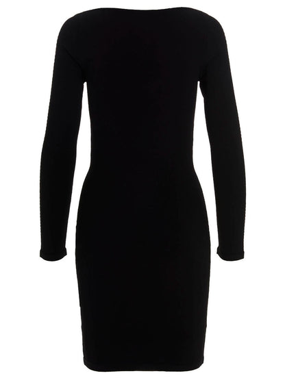 Ribbed viscose dress Dresses
