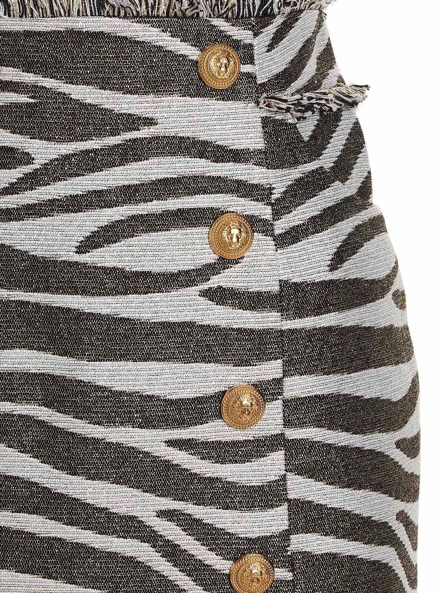 'Lurex Zebra' skirt Skirts
