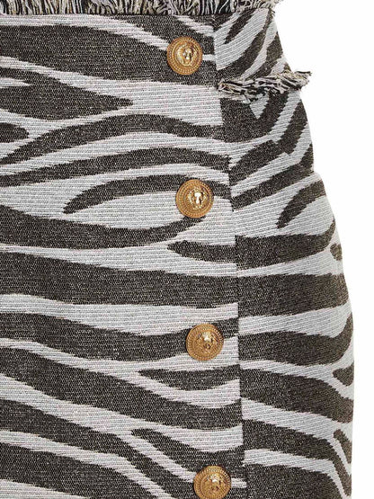 'Lurex Zebra' skirt Skirts