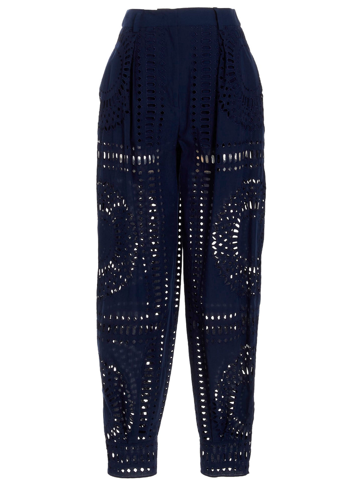 Embroidered cotton pants Pants