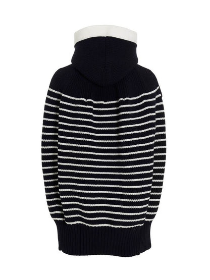 Striped hooded cape Capes