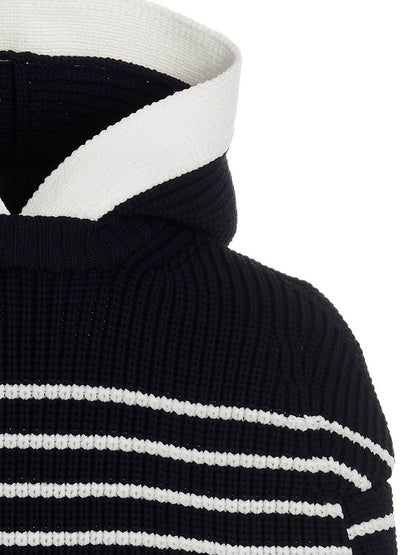 Striped hooded cape Capes