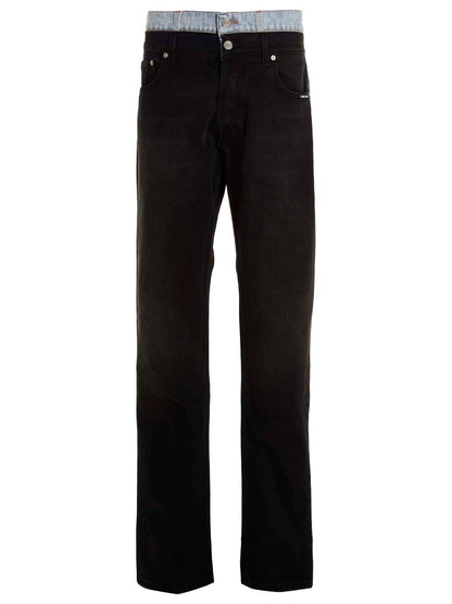 'Double waisted' jeans Jeans