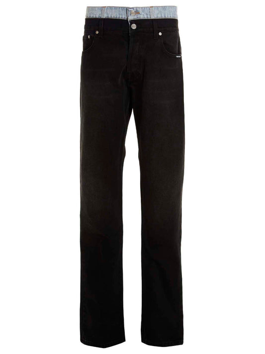 'Double waisted' jeans Jeans