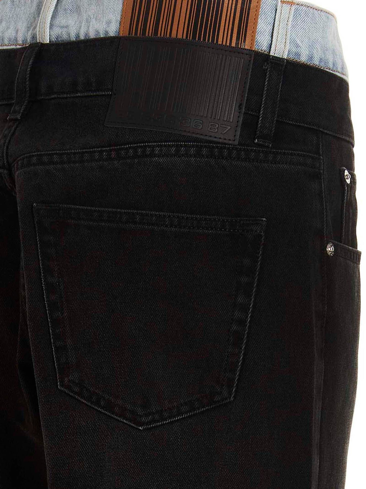 'Double waisted' jeans Jeans