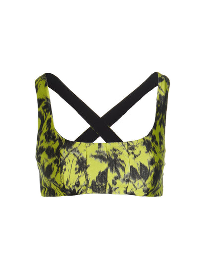 Printed cropped top Tops