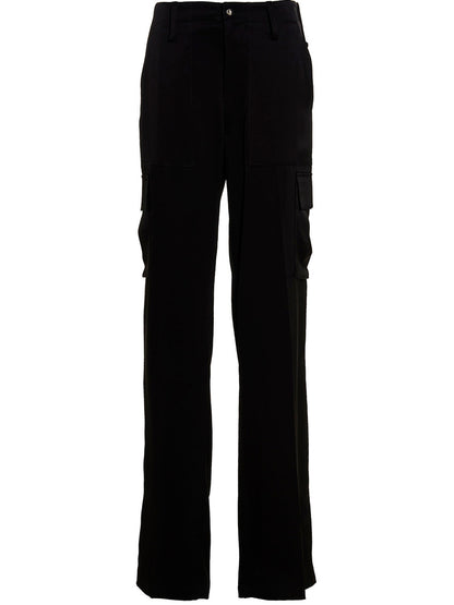 Satin cargo pants Pants