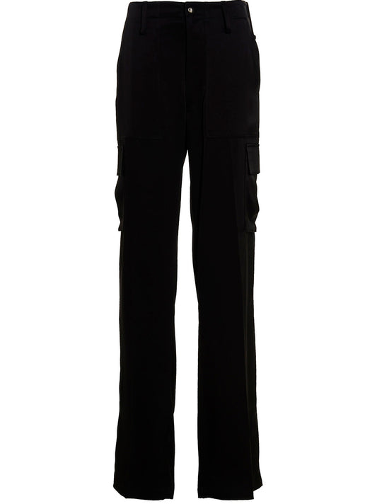 Satin cargo pants Pants