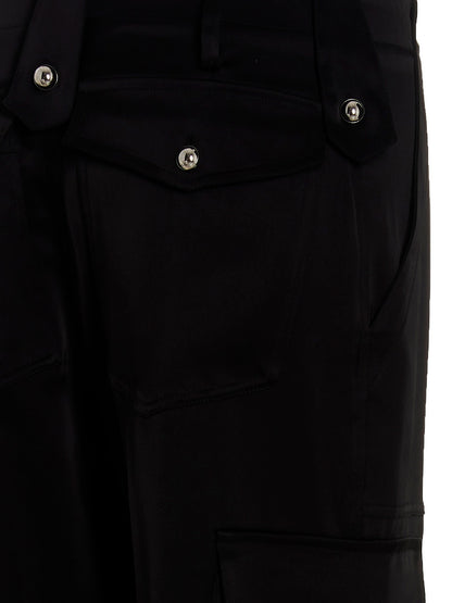 Satin cargo pants Pants