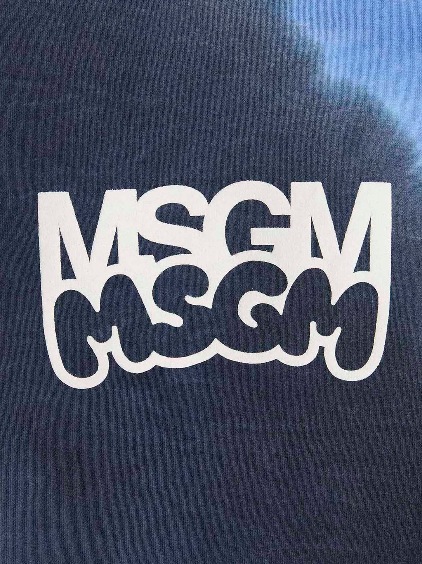 Logo print tie dye sweatshirt by Burro Studio Sweatshirt