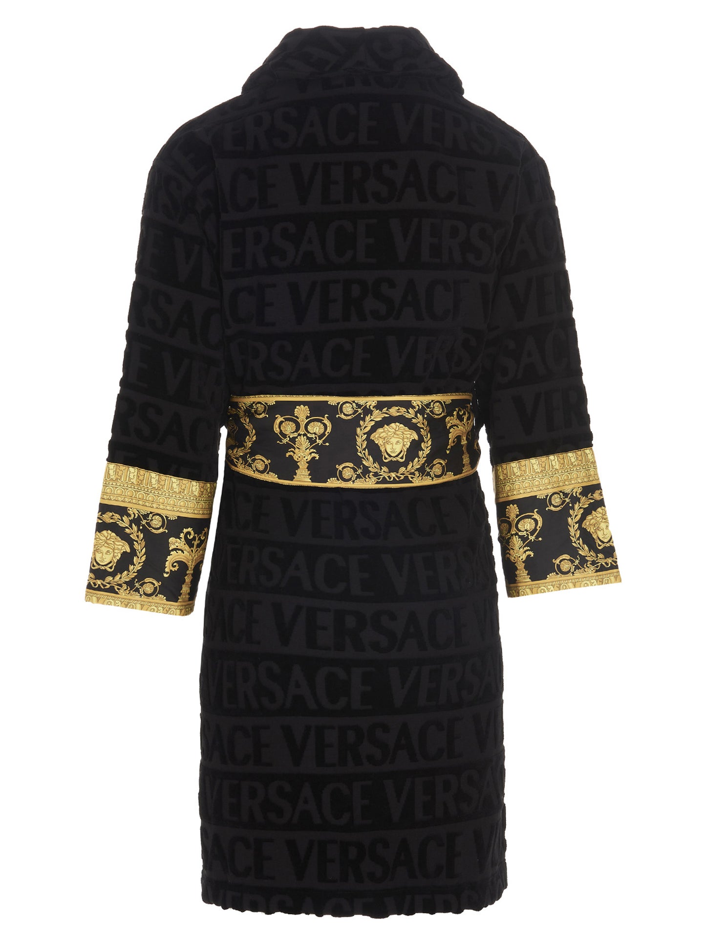 Embossed logo bathrobe Towels