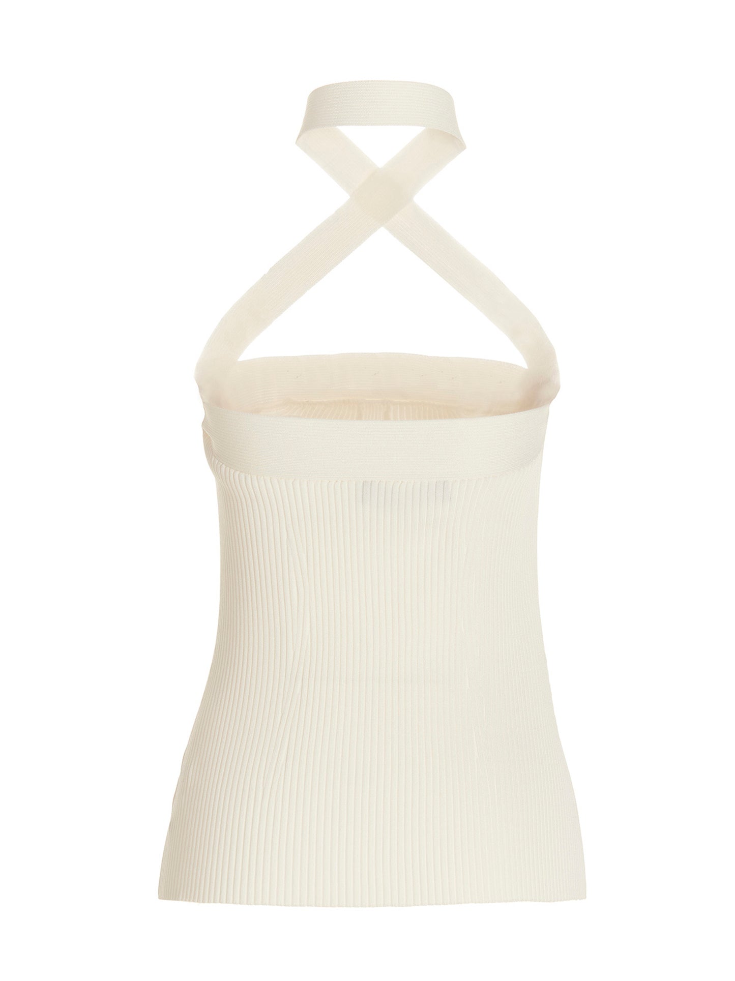 Asymmetric shoulder knit top Tops