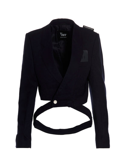 'Cropped' blazer jacket Blazer and Suits