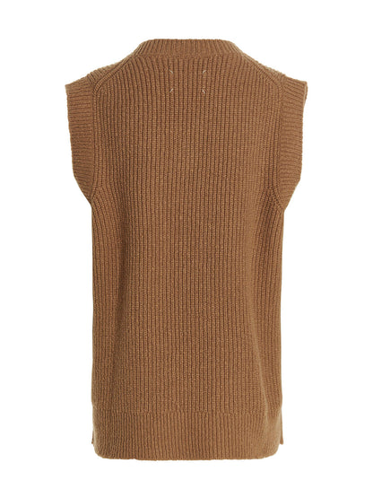 V-neck vest Gilet