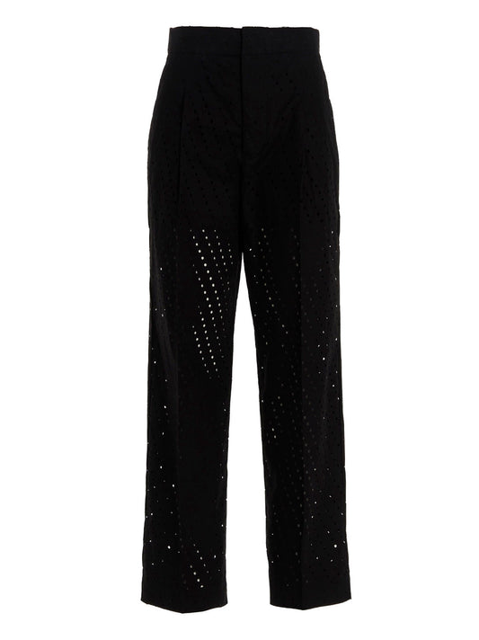 pleated t-shirt Pants